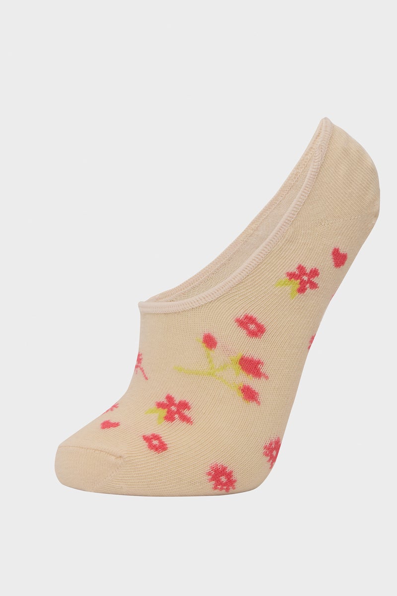 DeFacto Multicolour Woman Woman 3 Piece Cotton Ballerina Socks Casual - Image 3